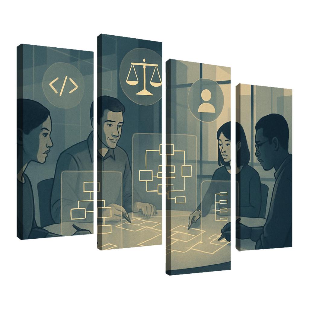 Ethical Algorithms Workshop oil paintings frame