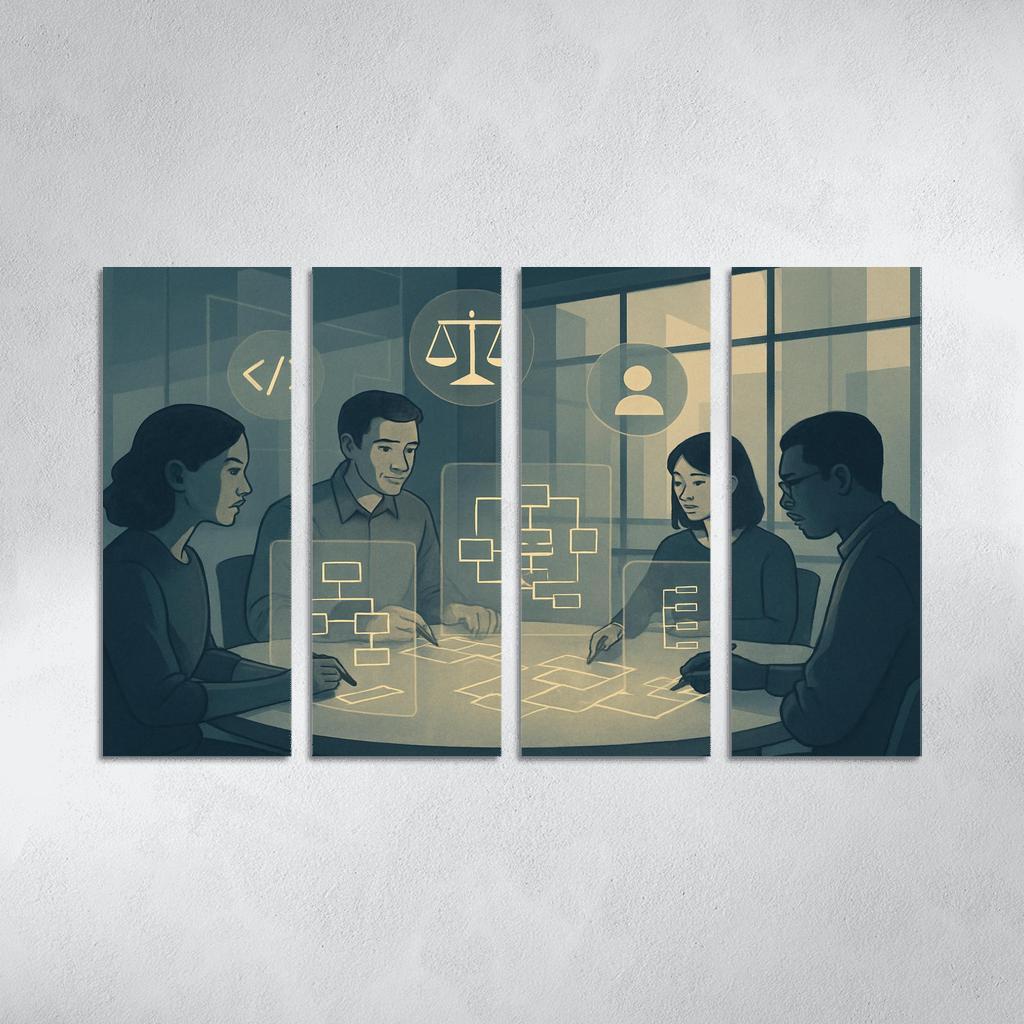 Ethical Algorithms Workshop oil paintings frame