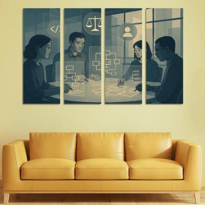 Ethical Algorithms Workshop oil paintings frame