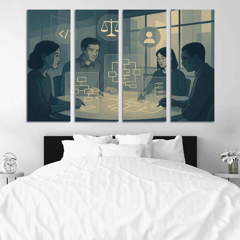 Ethical Algorithms Workshop oil paintings frame