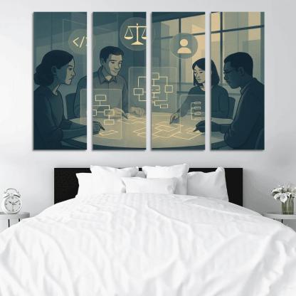 Ethical Algorithms Workshop oil paintings frame