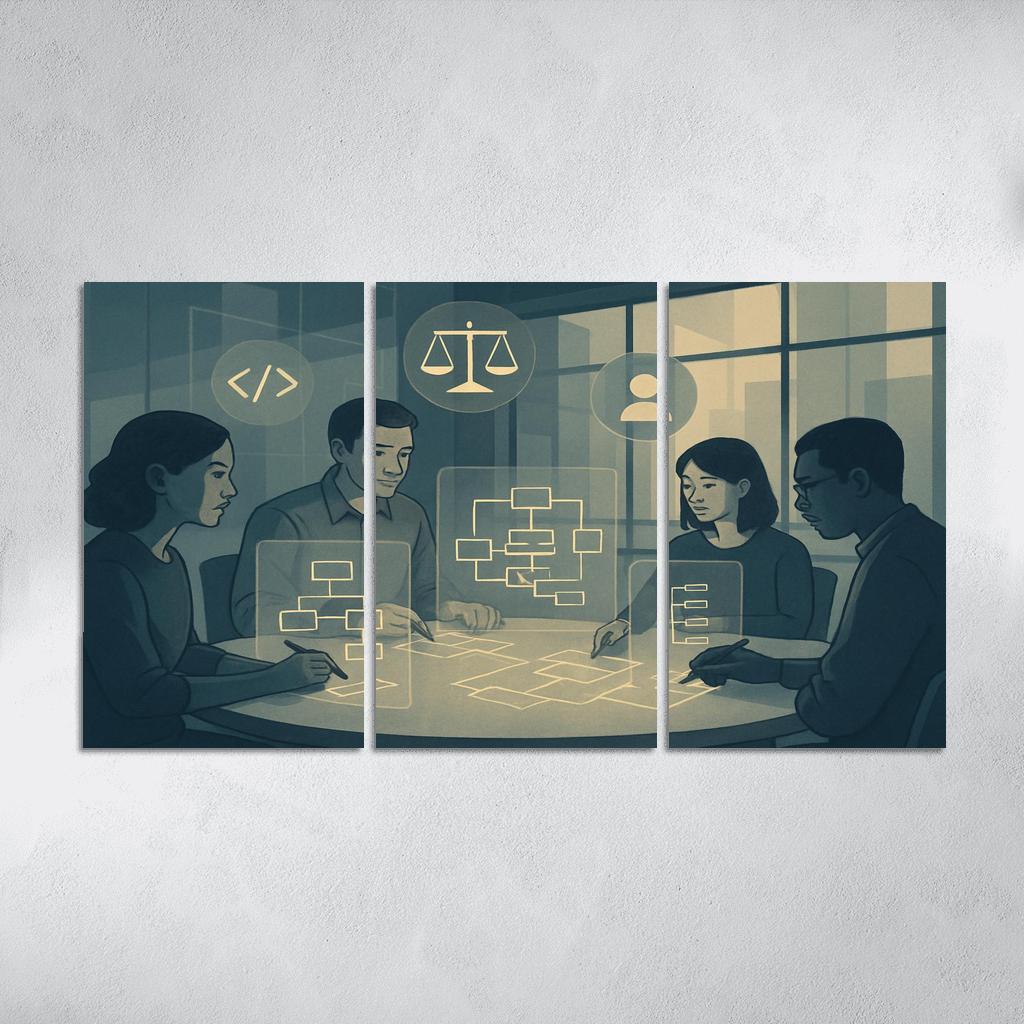 Ethical Algorithms Workshop oil paintings frame