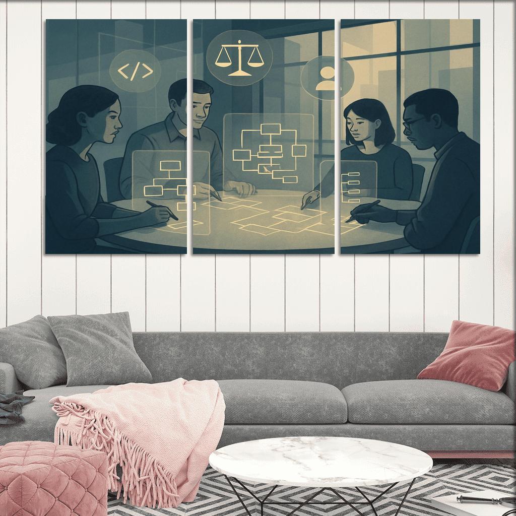 Ethical Algorithms Workshop oil paintings frame