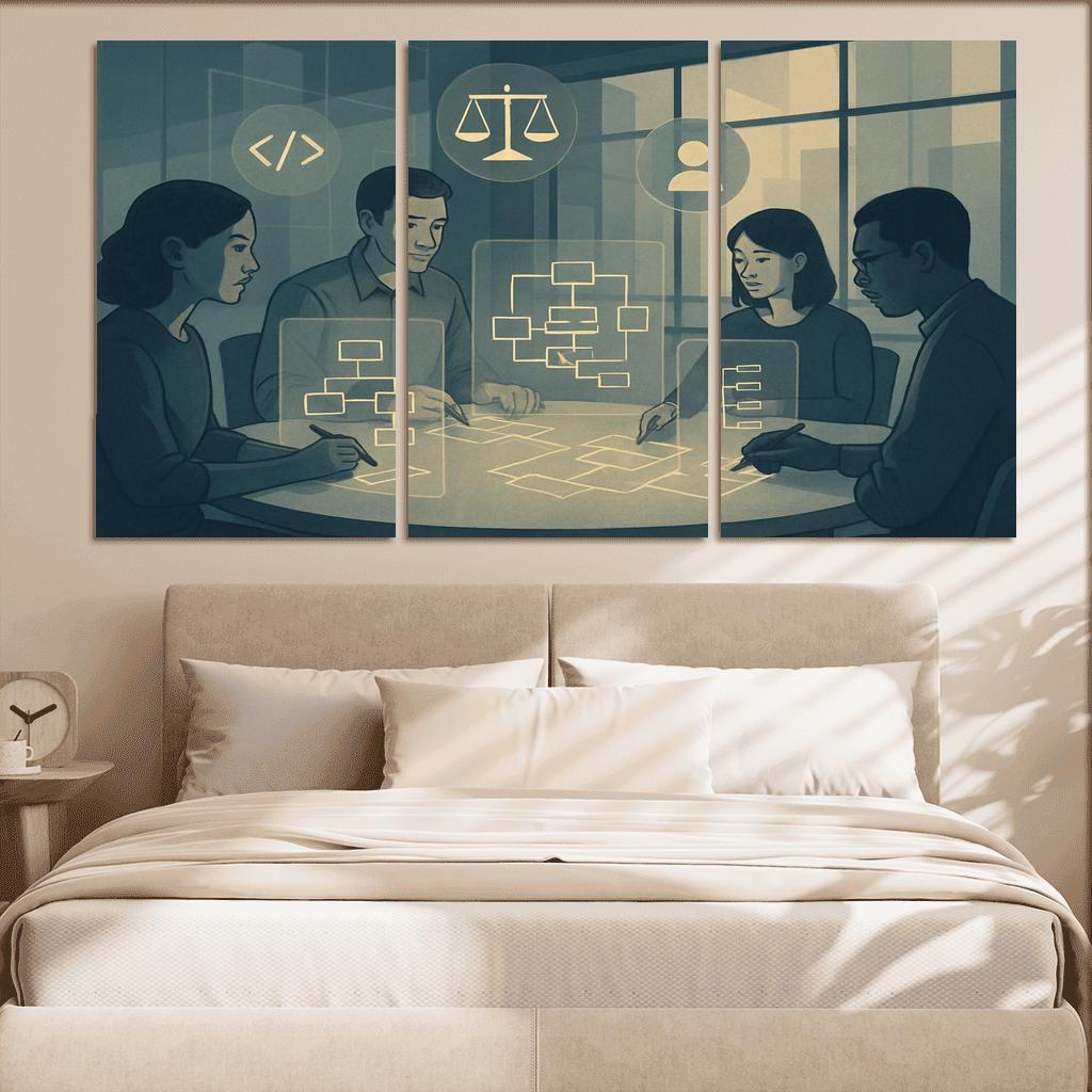 Ethical Algorithms Workshop oil paintings frame