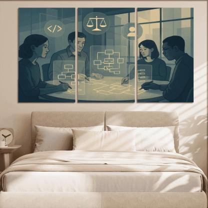 Ethical Algorithms Workshop oil paintings frame