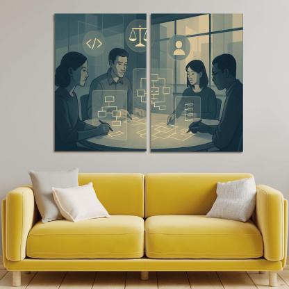 Ethical Algorithms Workshop oil paintings frame