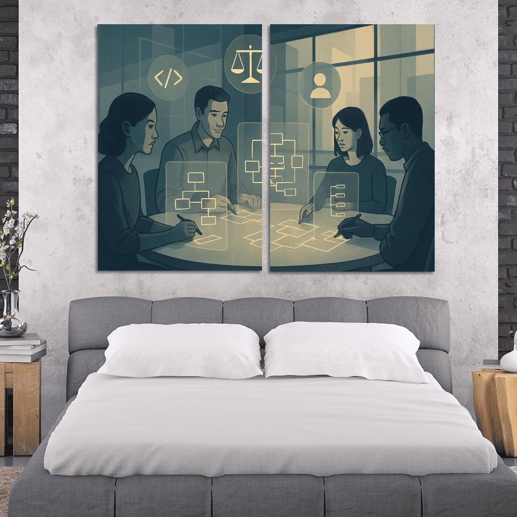 Ethical Algorithms Workshop oil paintings frame