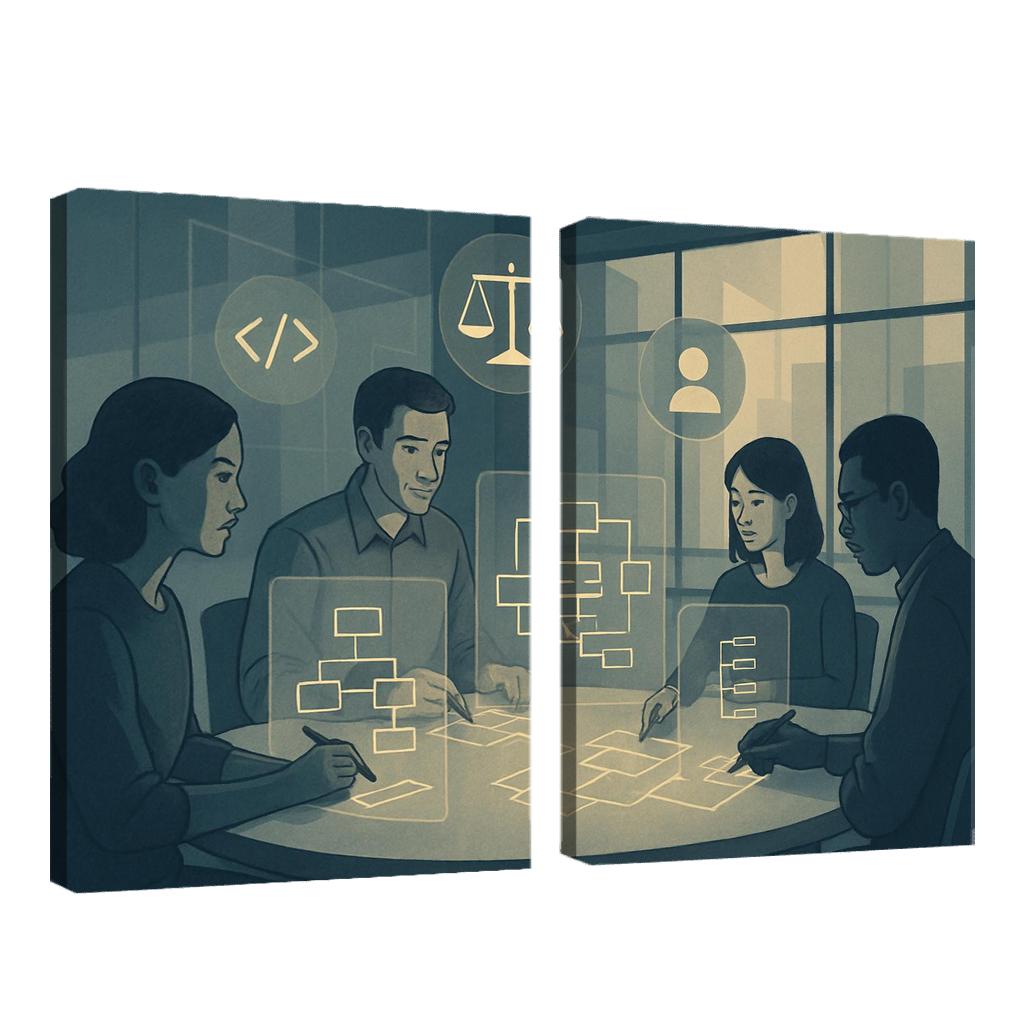 Ethical Algorithms Workshop oil paintings frame