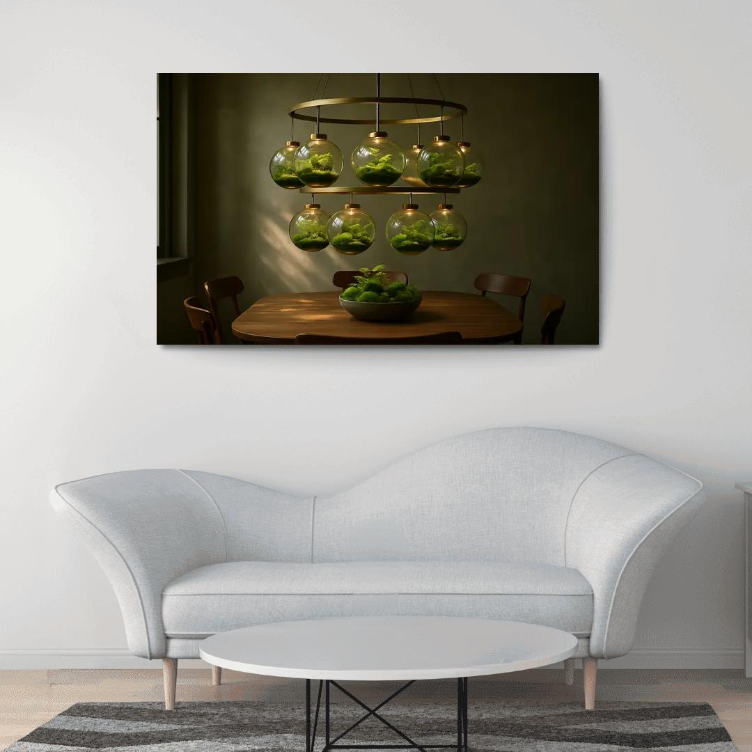 Botanical Terrarium Chandelier modern paintings frame