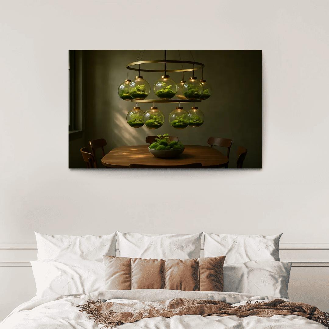 Botanical Terrarium Chandelier modern paintings frame