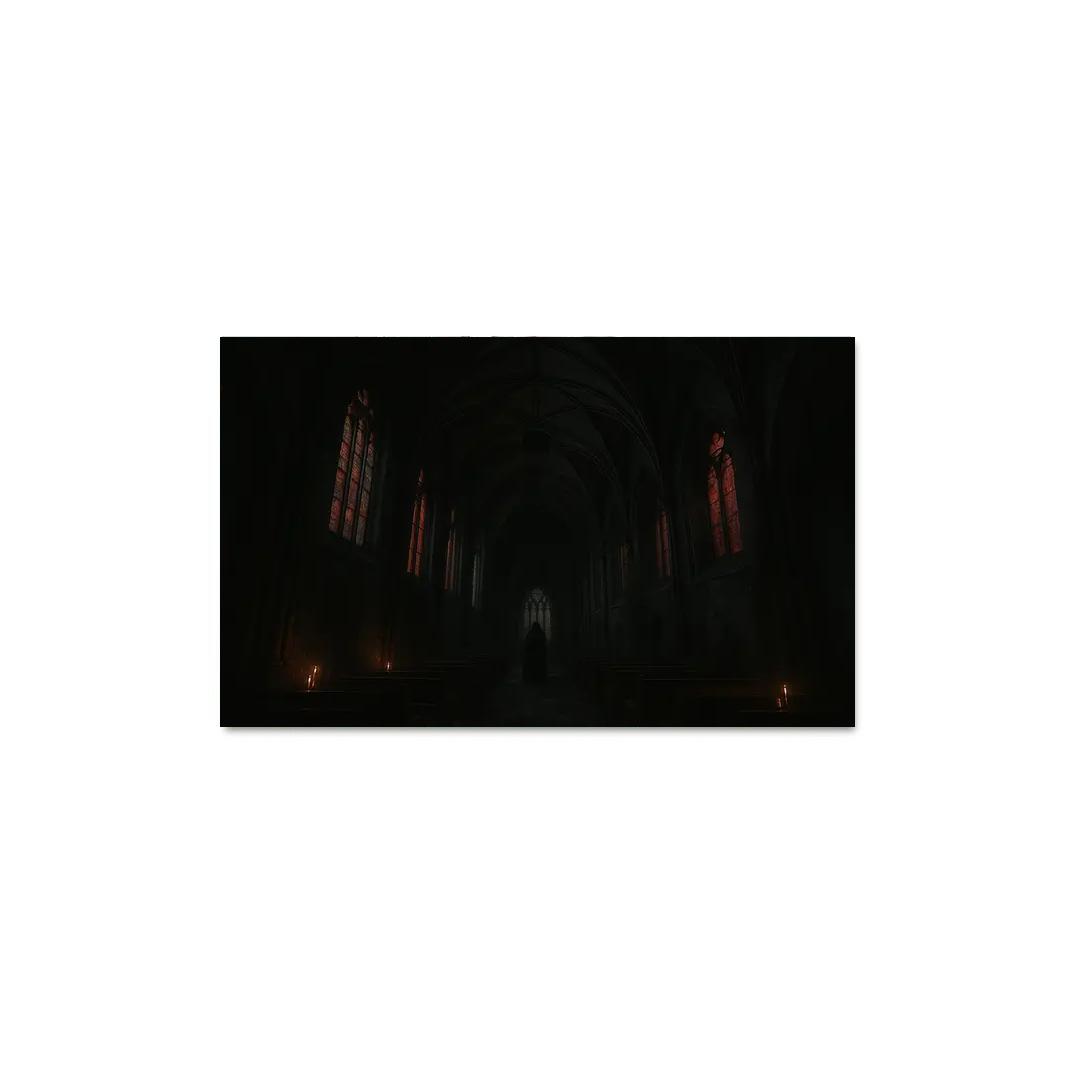 Eclipsed Ribbed Vault custom paintings frame