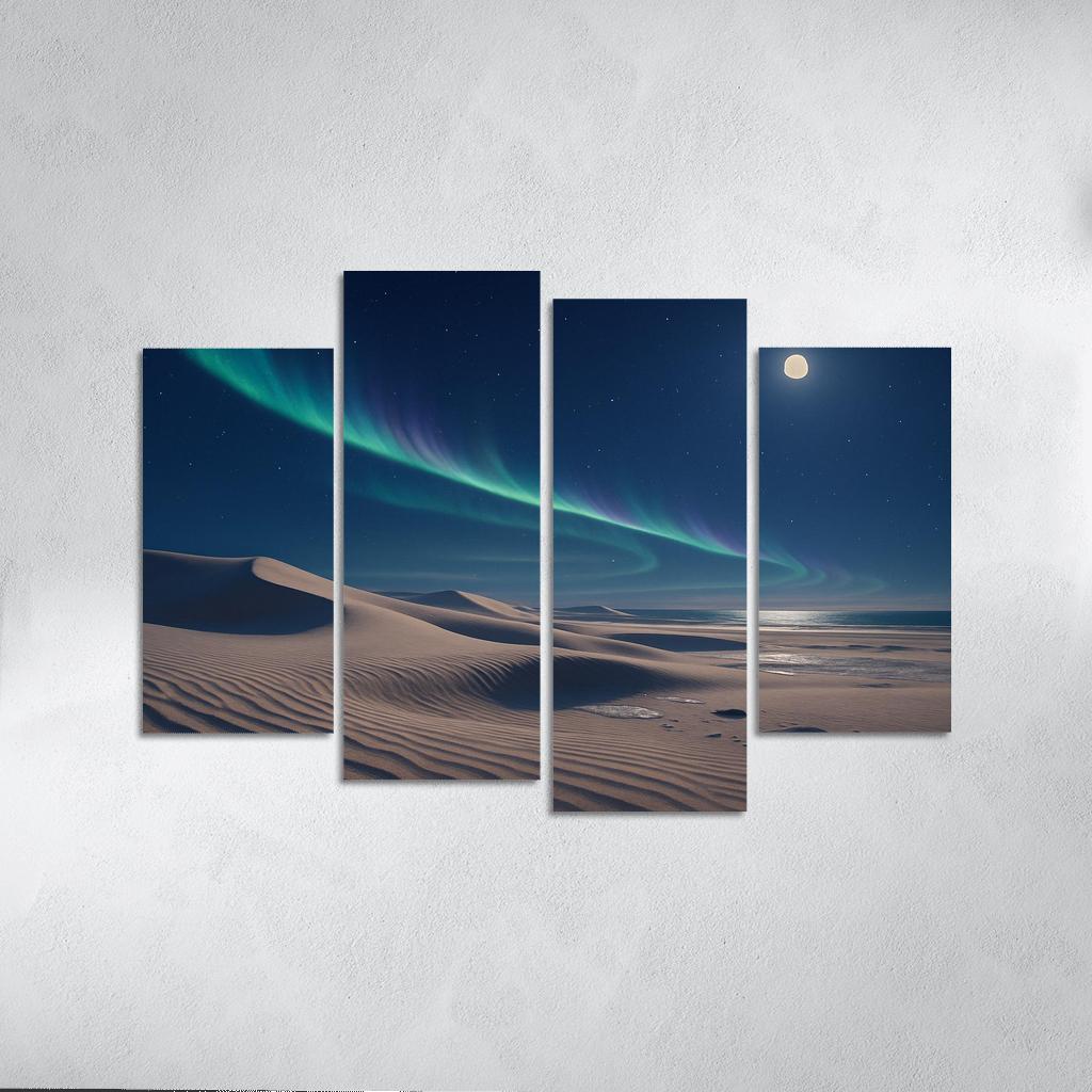 Aurora Over Silver Sand Dunes one-piece frames