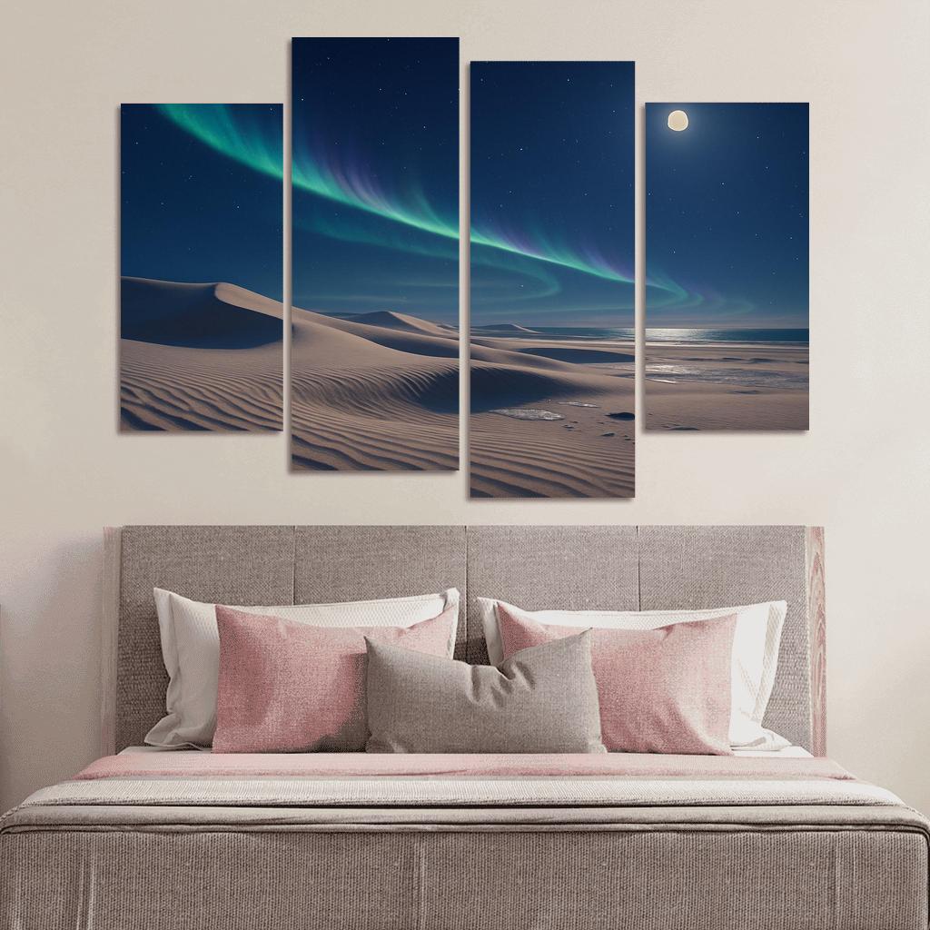 Aurora Over Silver Sand Dunes one-piece frames