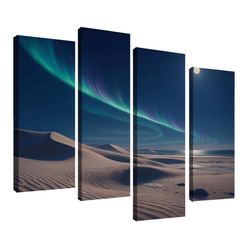 Aurora Over Silver Sand Dunes one-piece frames