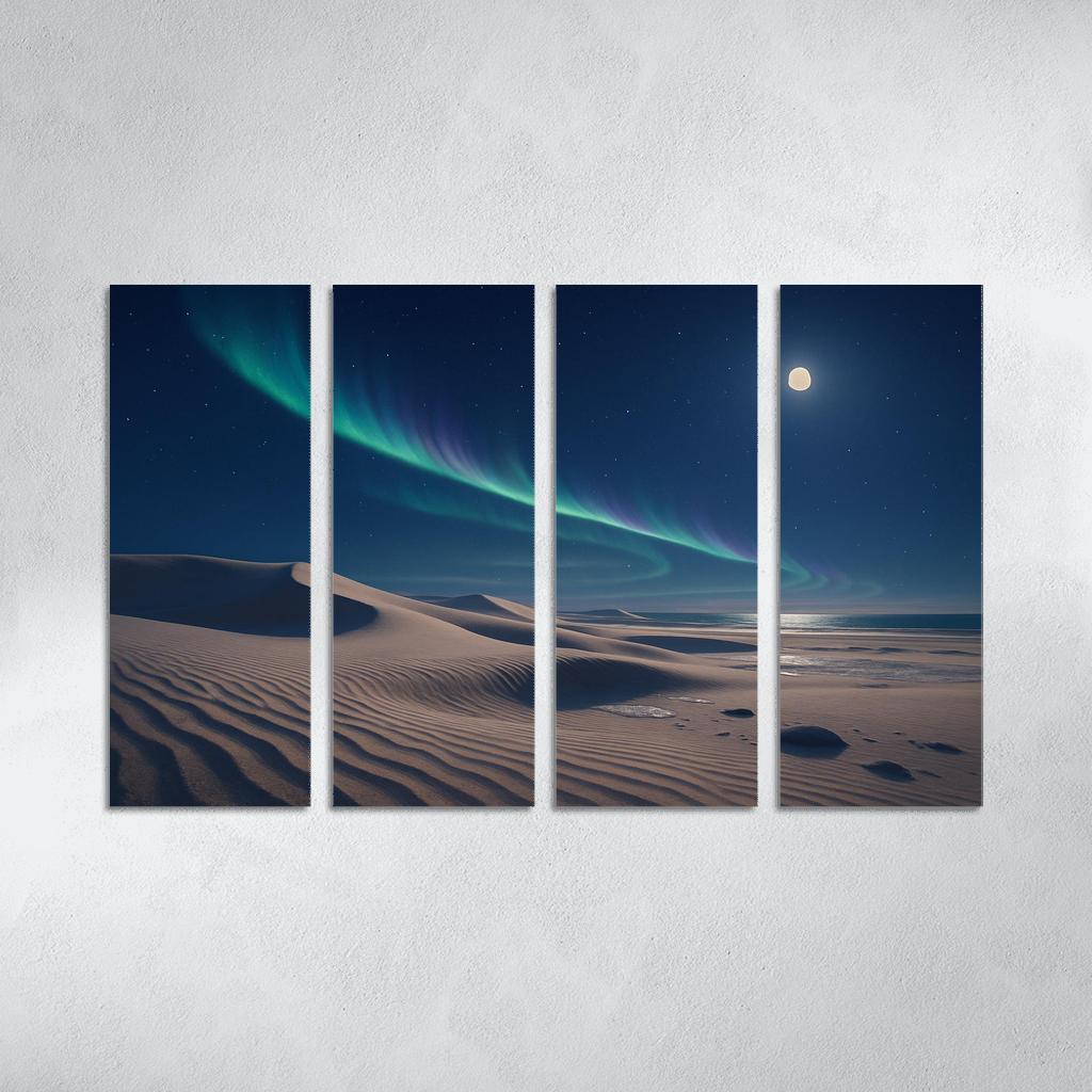 Aurora Over Silver Sand Dunes one-piece frames
