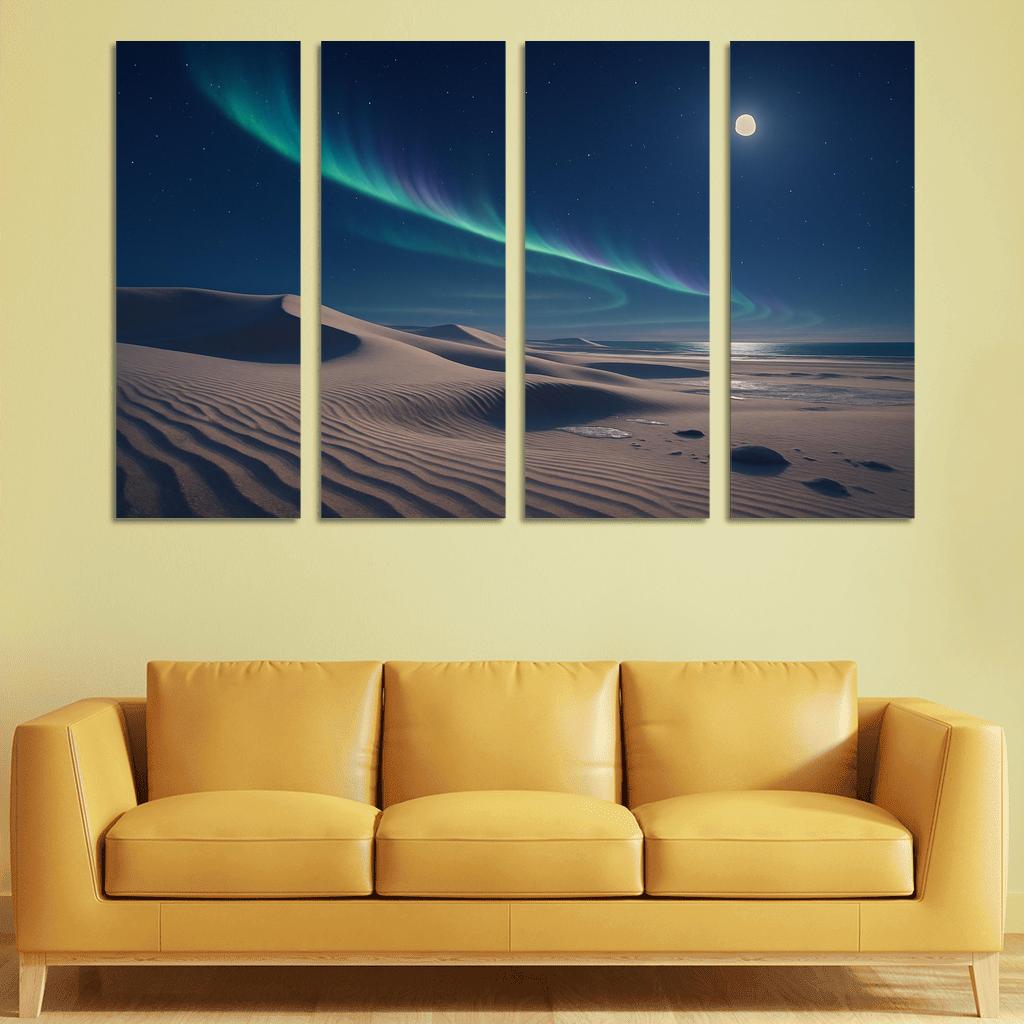 Aurora Over Silver Sand Dunes one-piece frames
