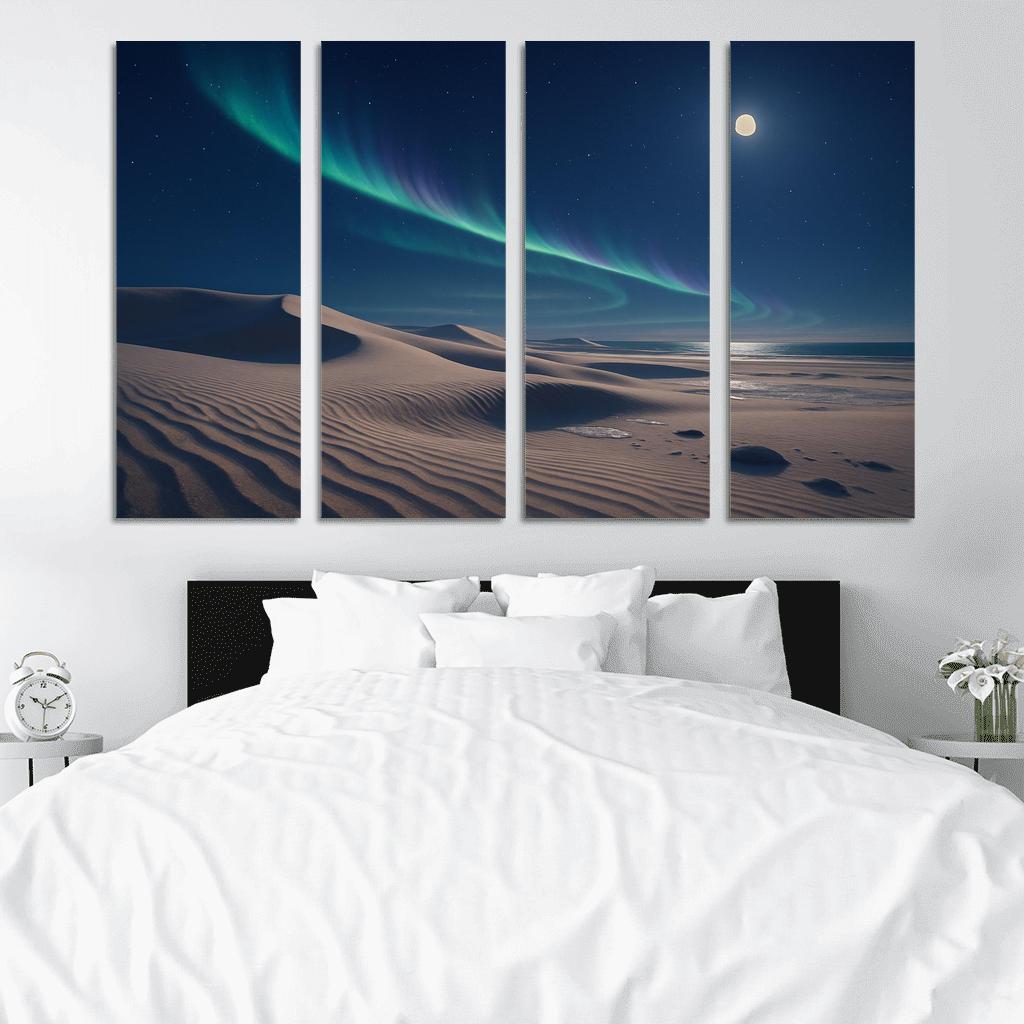 Aurora Over Silver Sand Dunes one-piece frames