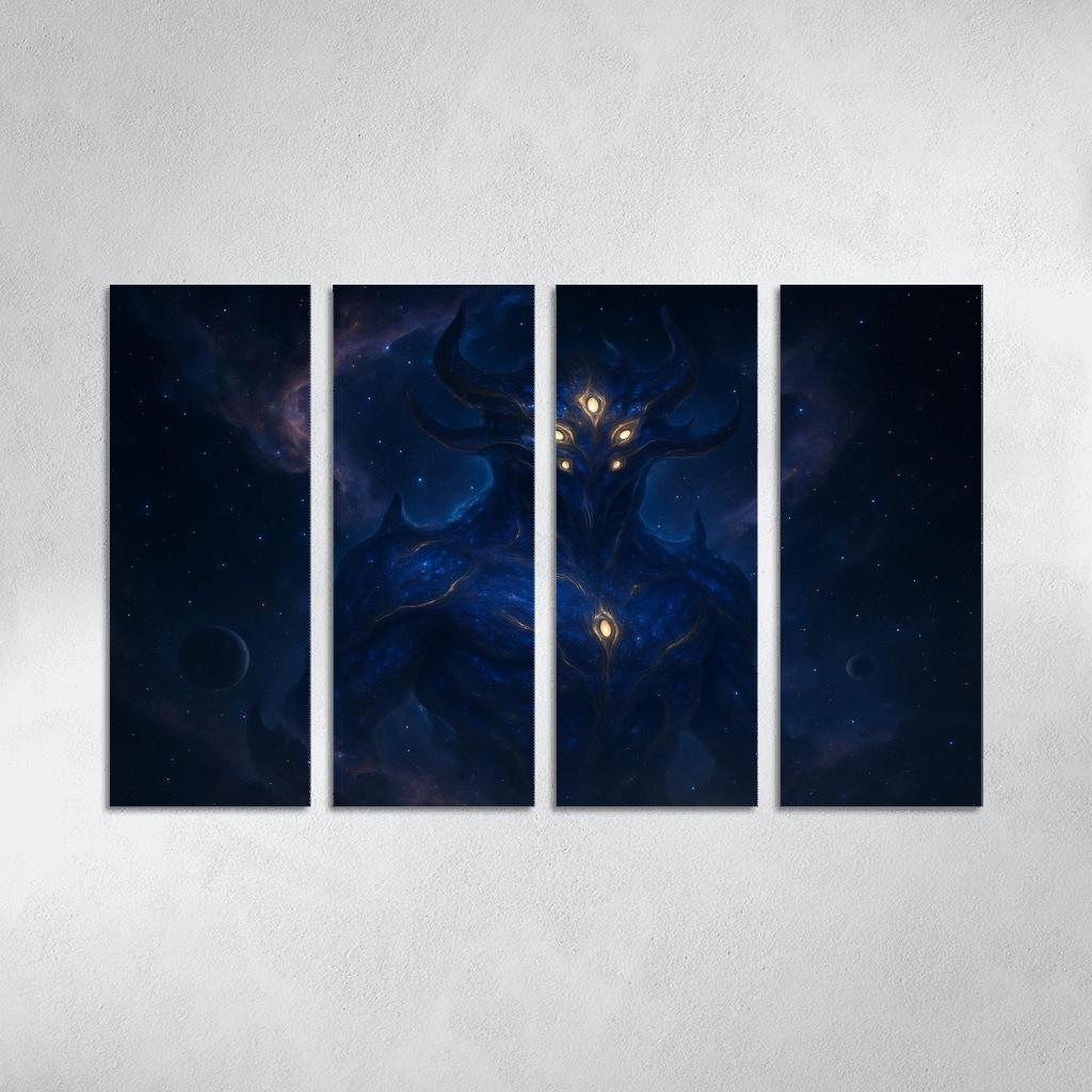 The Nebula Warden framed paintings