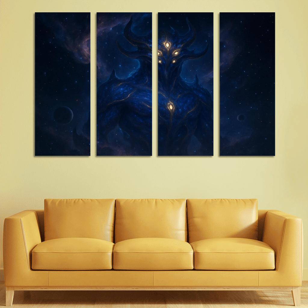 The Nebula Warden framed paintings