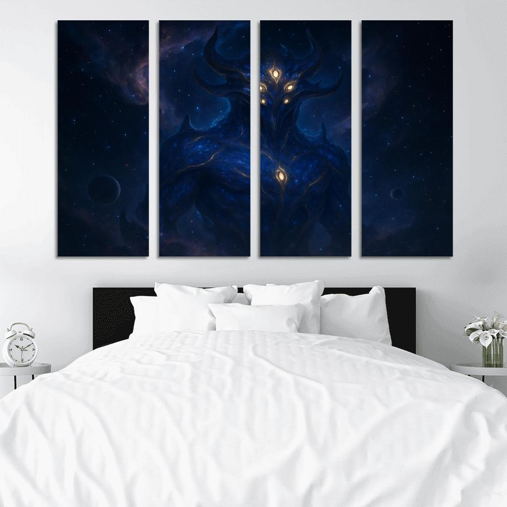 The Nebula Warden framed paintings