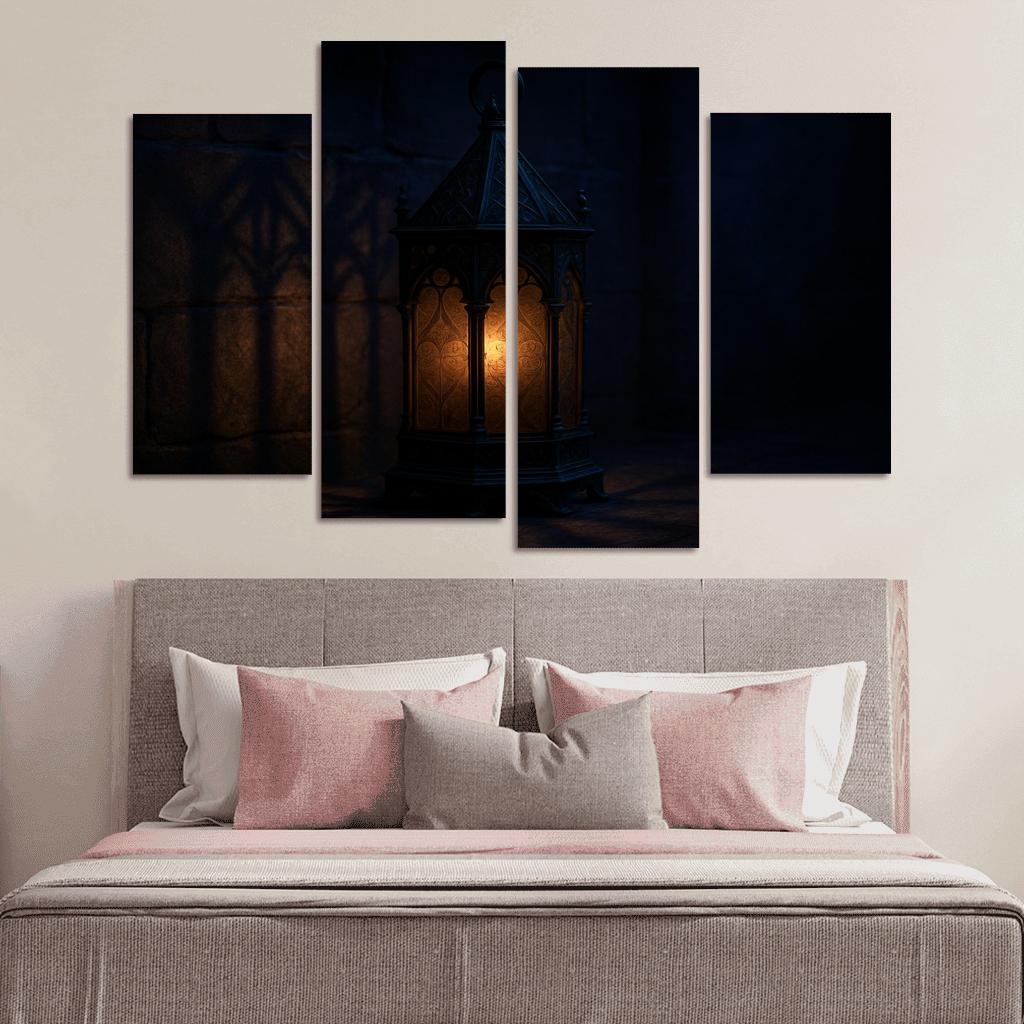 Nocturnal Reliquary Lantern oil paintings frame