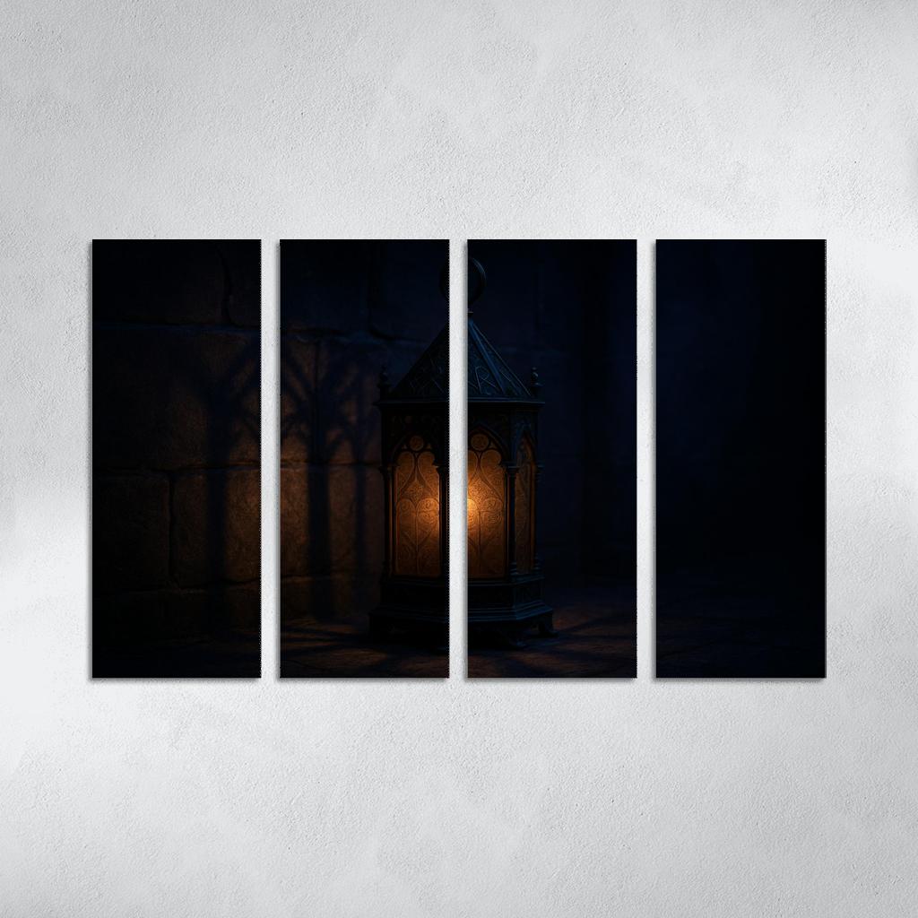 Nocturnal Reliquary Lantern oil paintings frame