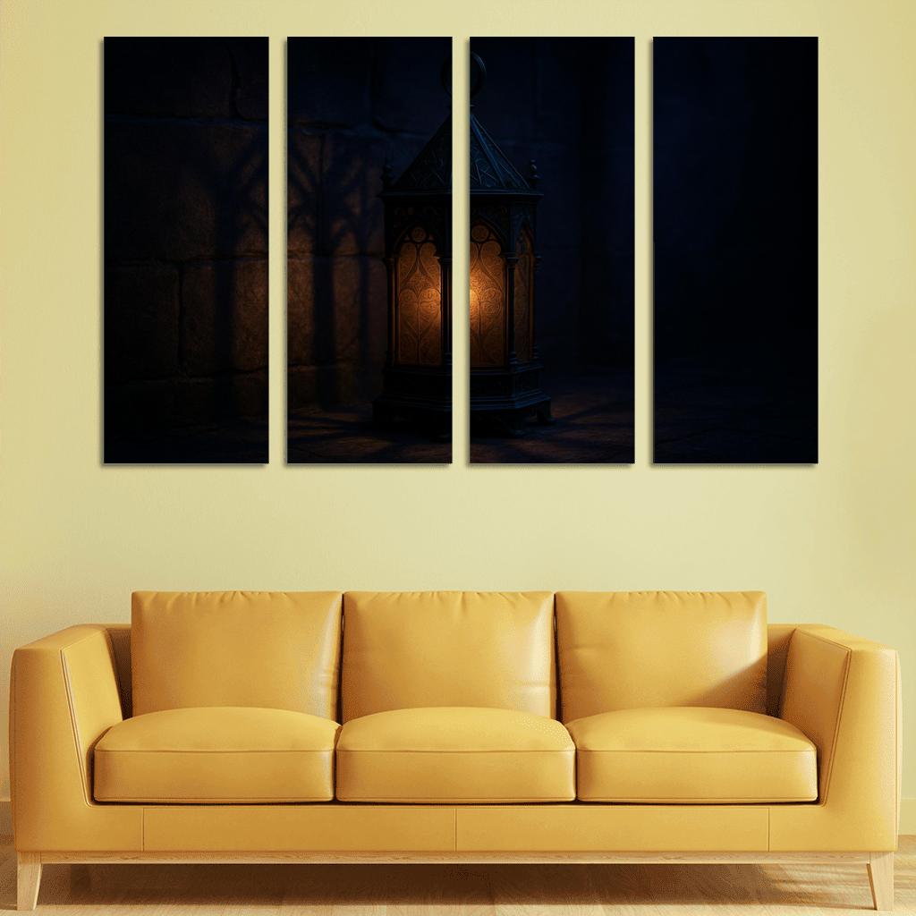 Nocturnal Reliquary Lantern oil paintings frame