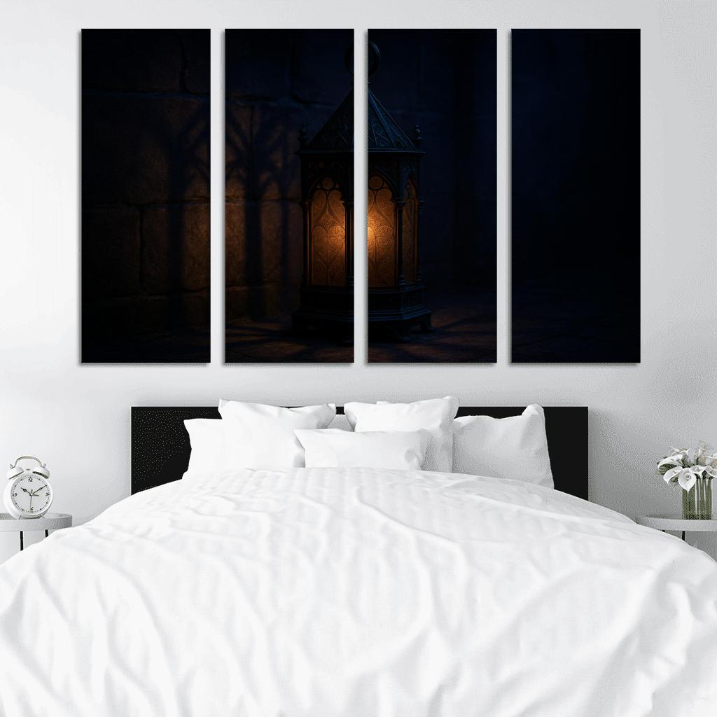 Nocturnal Reliquary Lantern oil paintings frame