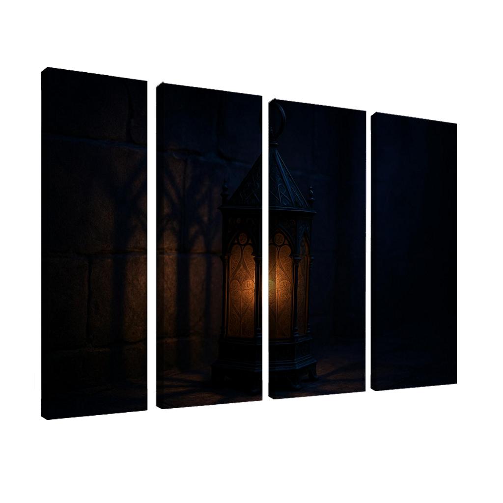 Nocturnal Reliquary Lantern oil paintings frame