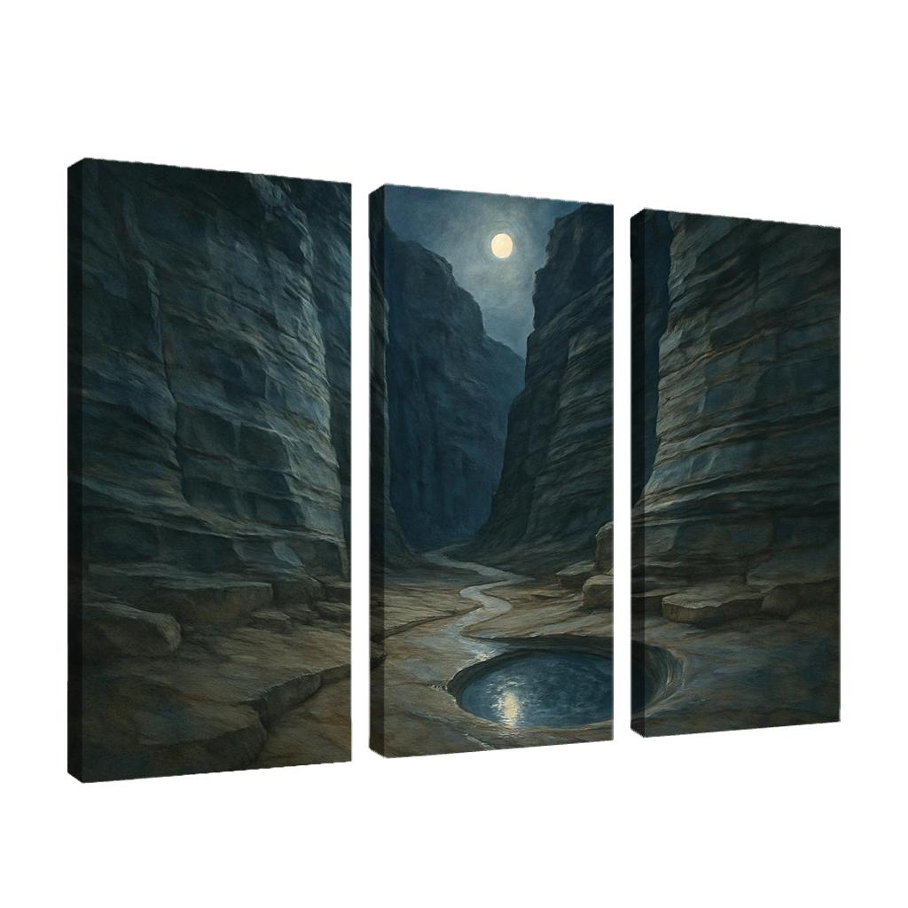 Moonlit Marble Canyon oil paintings frame