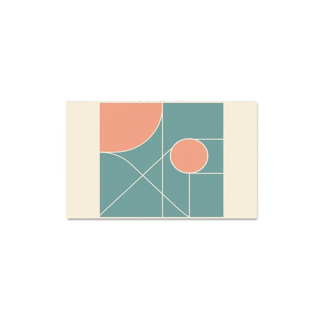 Geometric Reverie modern paintings frame
