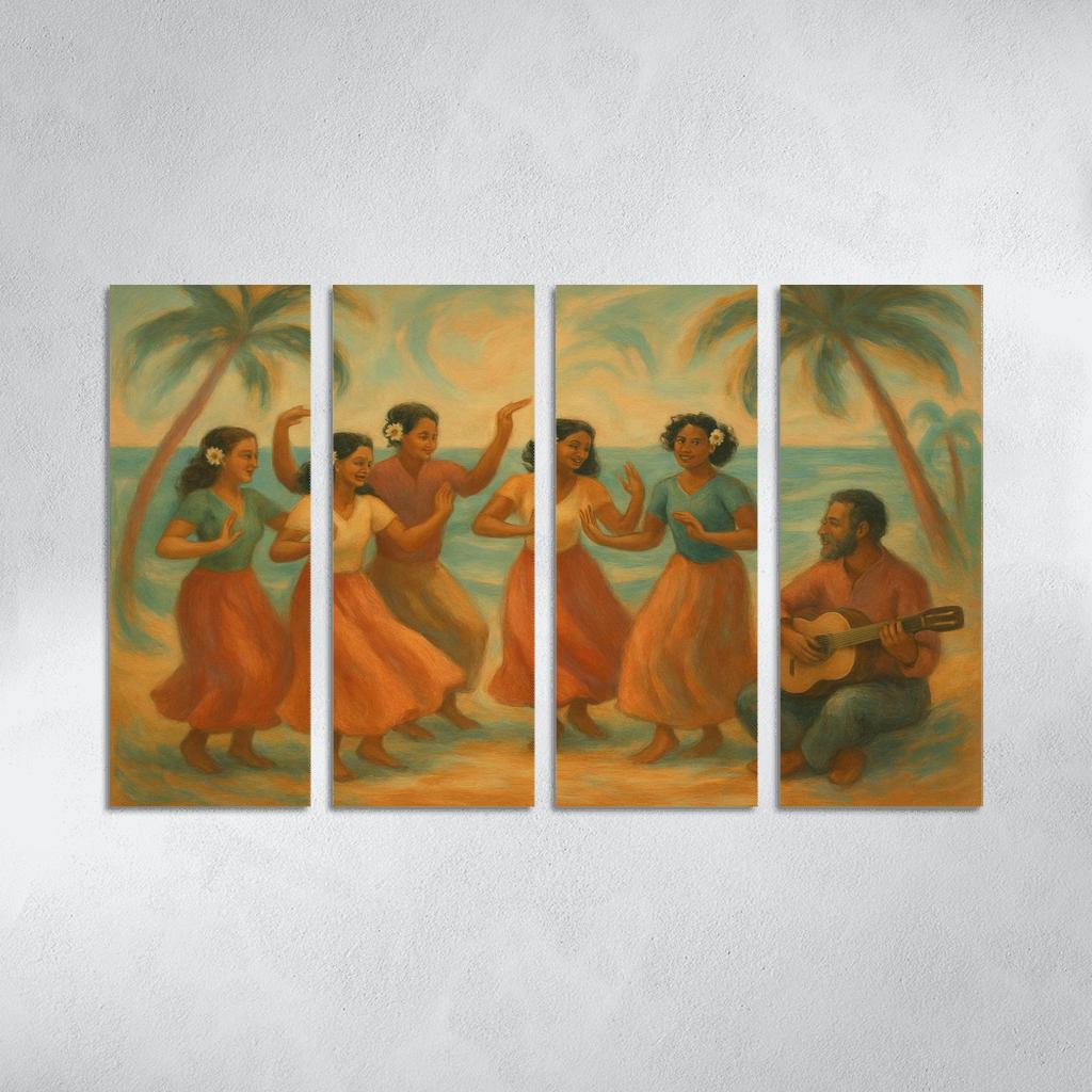 Hula Storydance Oceanic Chant And Gesture one-piece frames