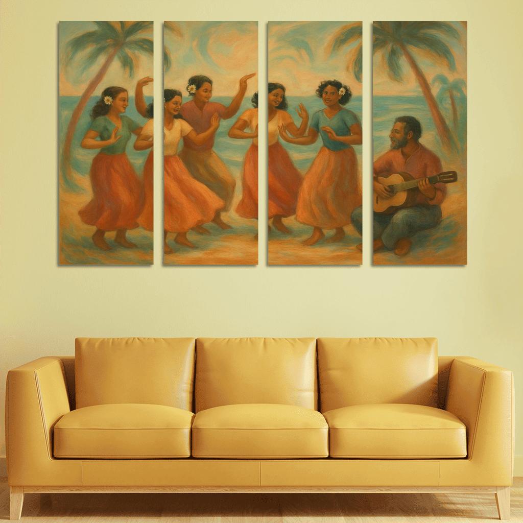 Hula Storydance Oceanic Chant And Gesture one-piece frames