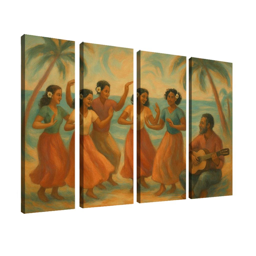 Hula Storydance Oceanic Chant And Gesture one-piece frames