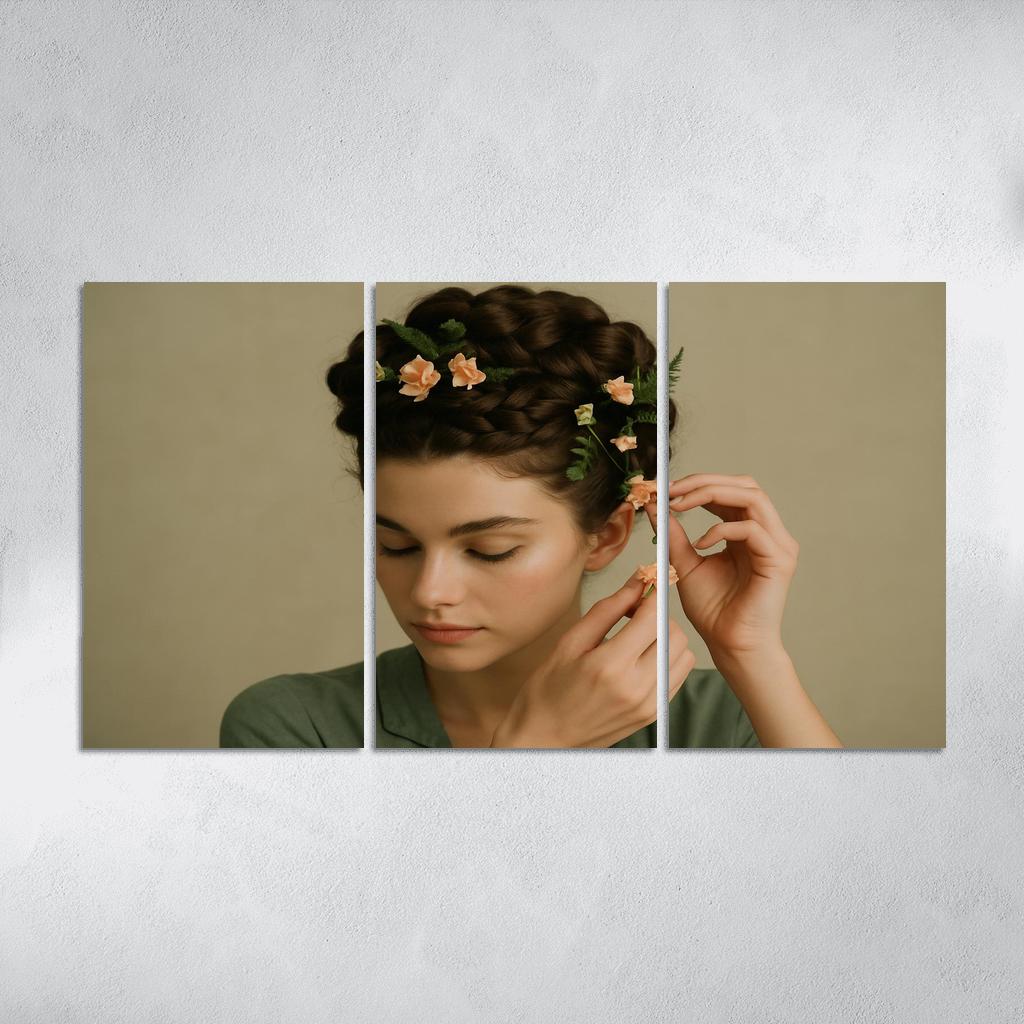 Botanical Hair Couture wall art