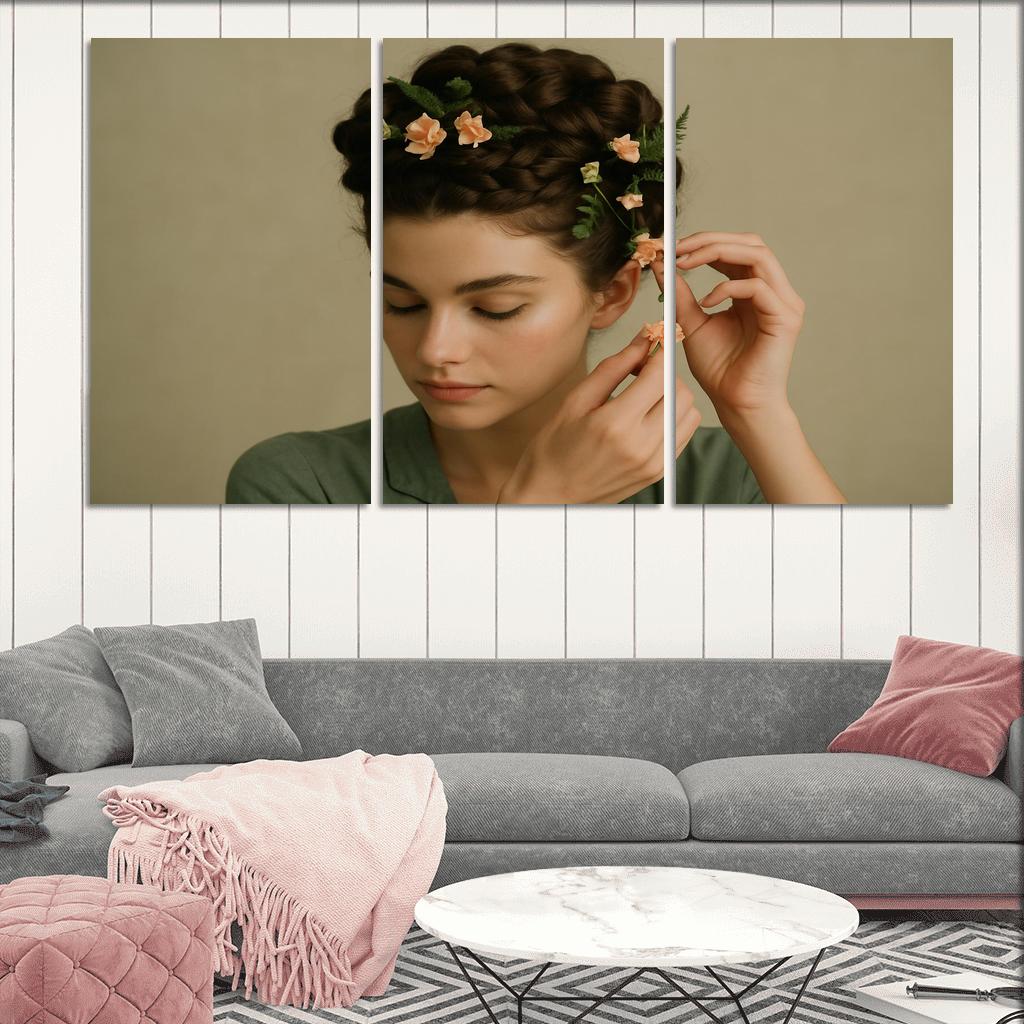 Botanical Hair Couture wall art