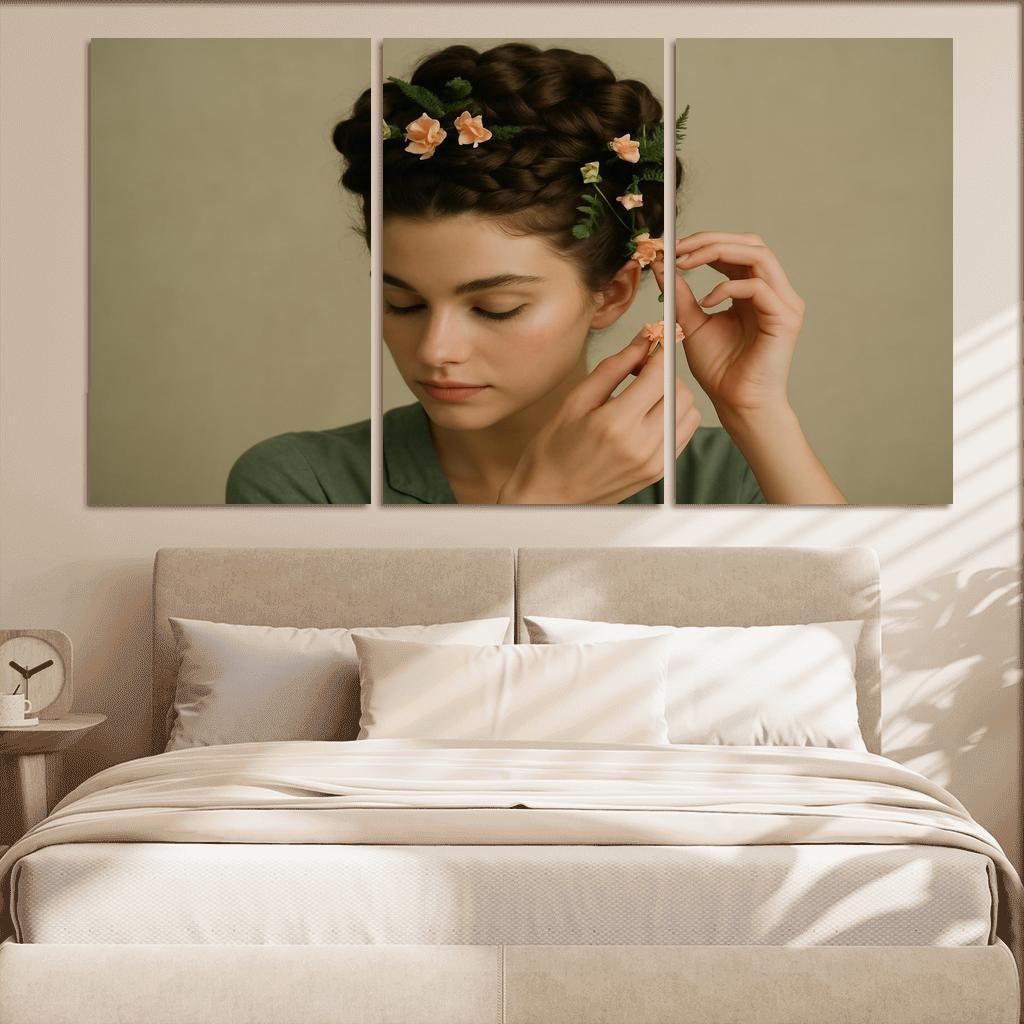 Botanical Hair Couture wall art