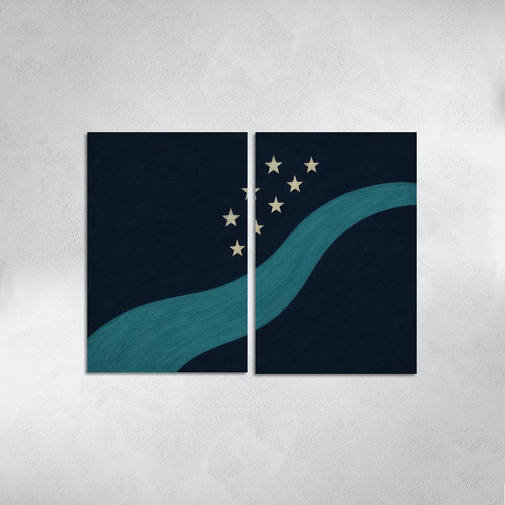 River Of Stars Standard framed paintings