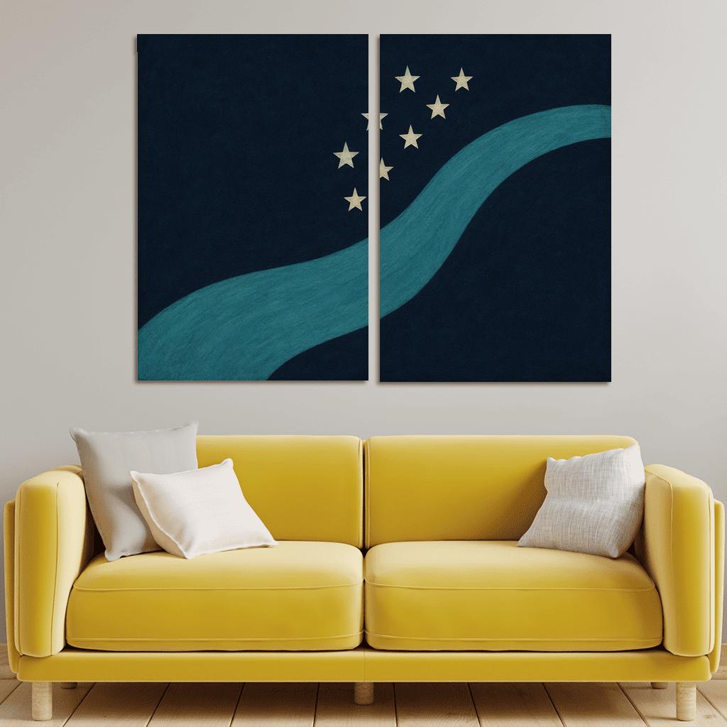 River Of Stars Standard framed paintings