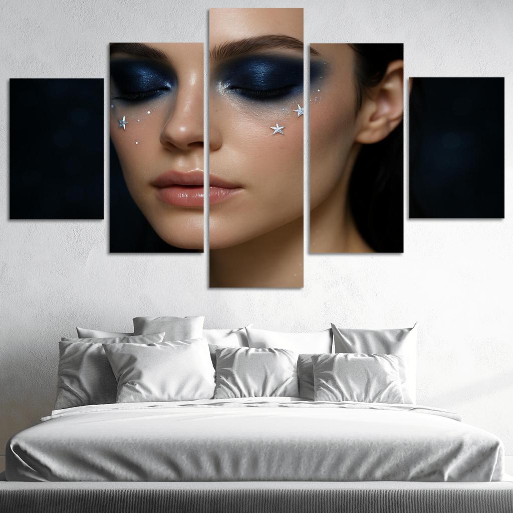 Celestial Elegance Makeup abstract paintings frame