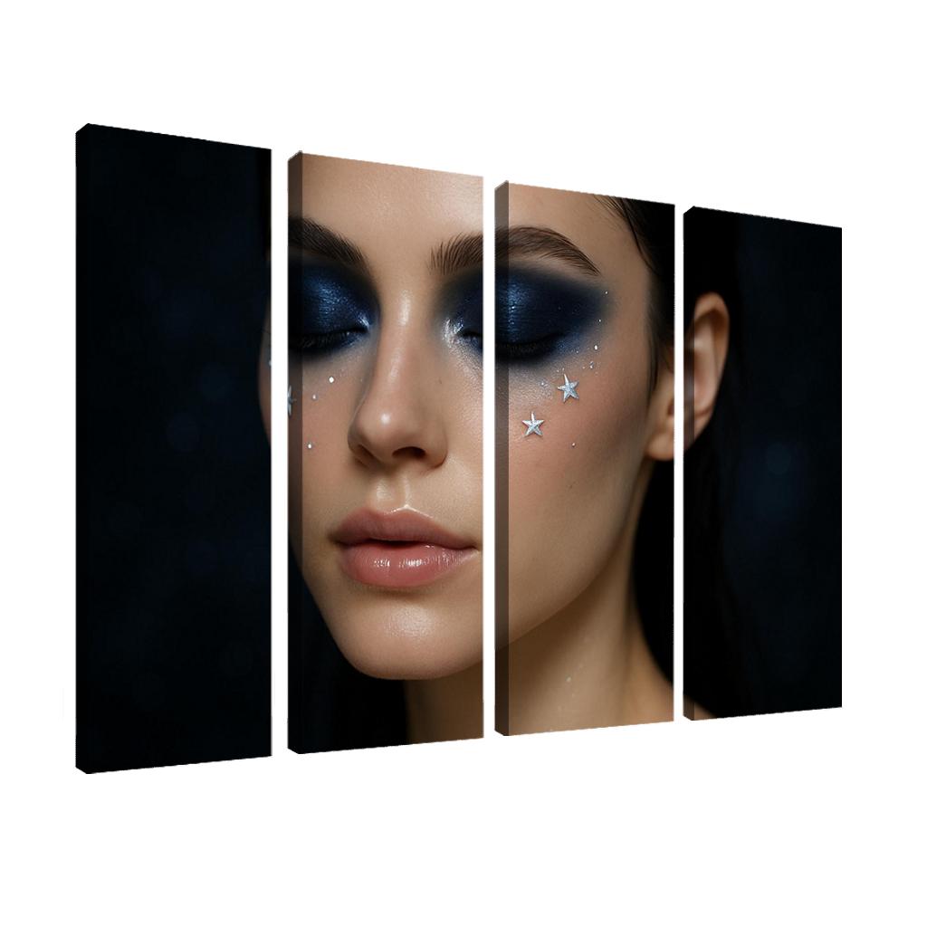 Celestial Elegance Makeup abstract paintings frame