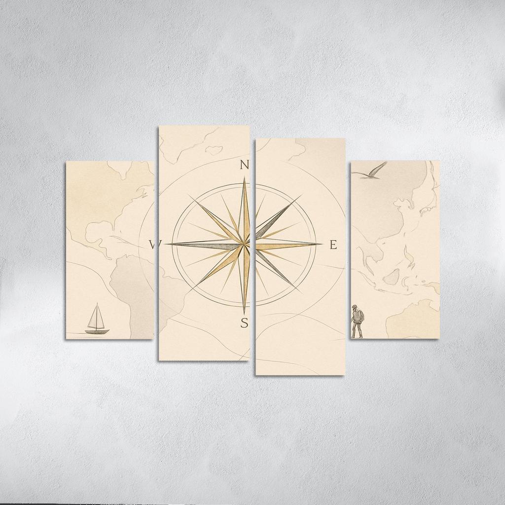 Compass Of Quiet Voyages wall decor