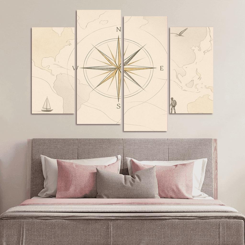 Compass Of Quiet Voyages wall decor