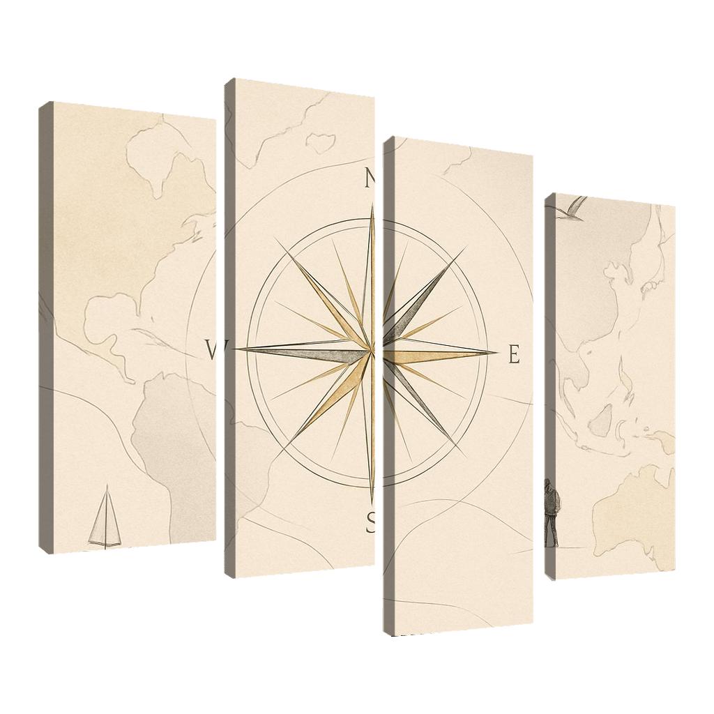 Compass Of Quiet Voyages wall decor