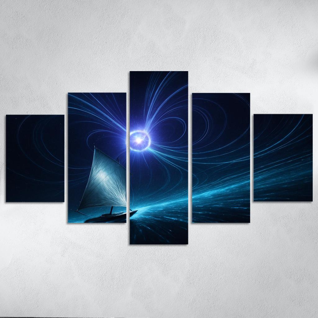 Voyage Of The Magnetar Wind Sailor wall art
