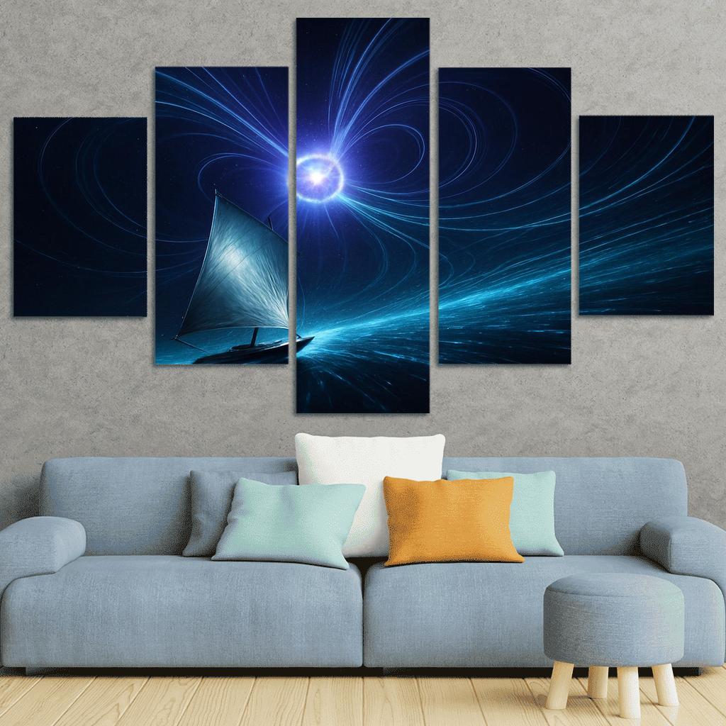 Voyage Of The Magnetar Wind Sailor wall art