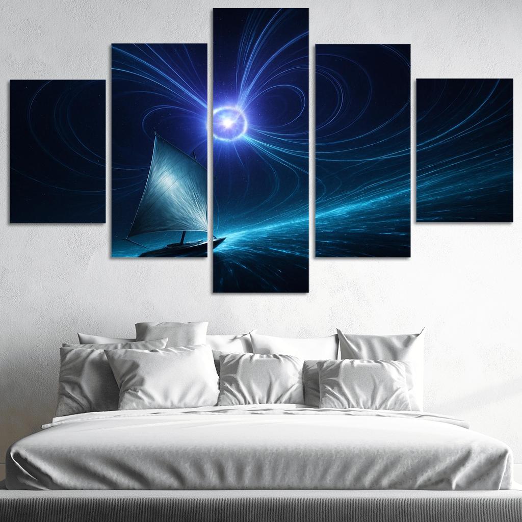 Voyage Of The Magnetar Wind Sailor wall art
