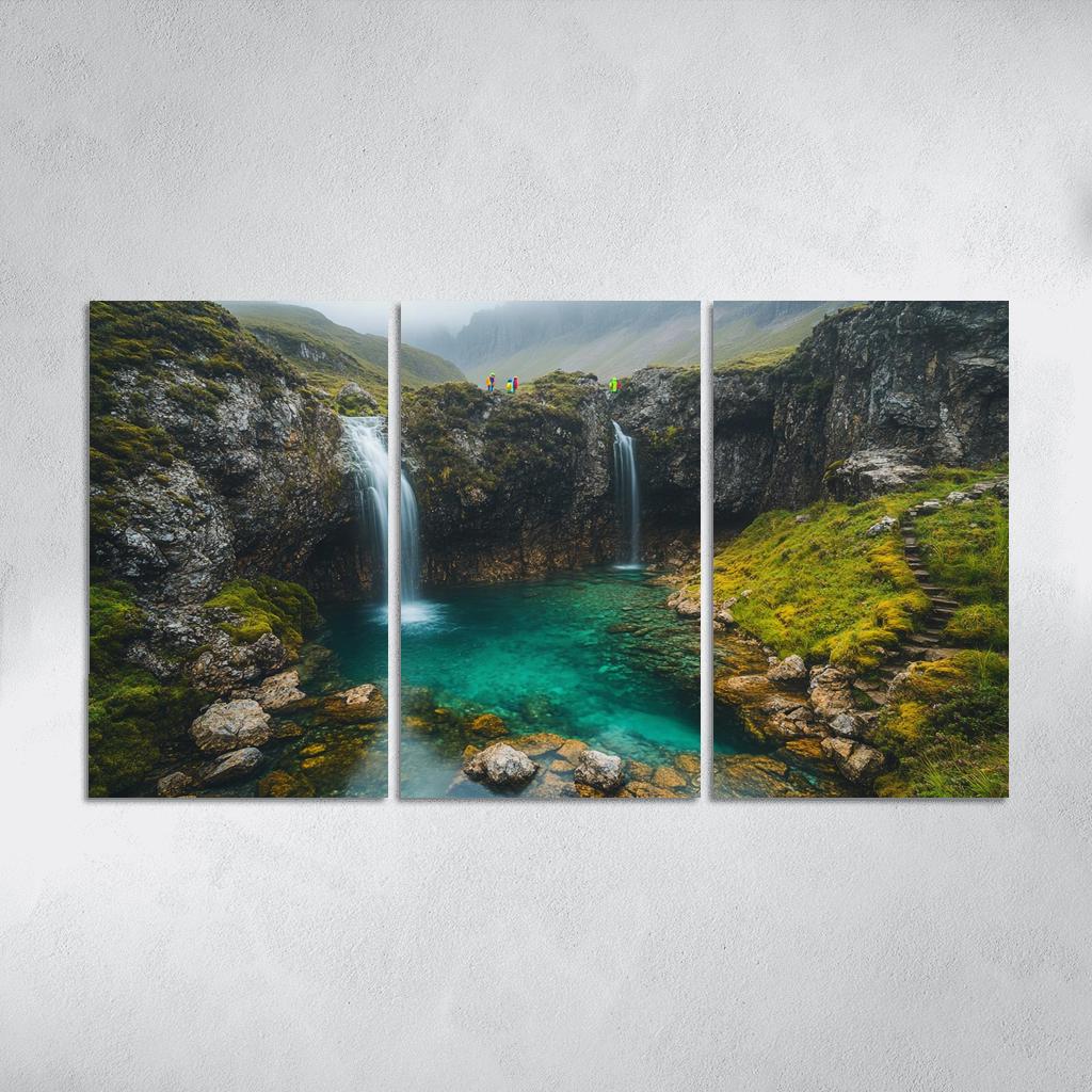 Fairy Pools Isle Of Skye canvas paintings frame