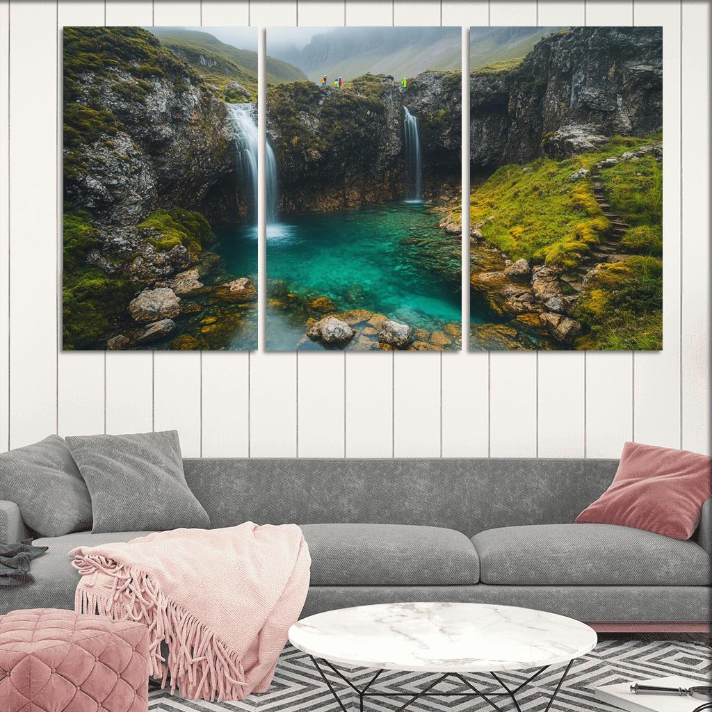 Fairy Pools Isle Of Skye canvas paintings frame