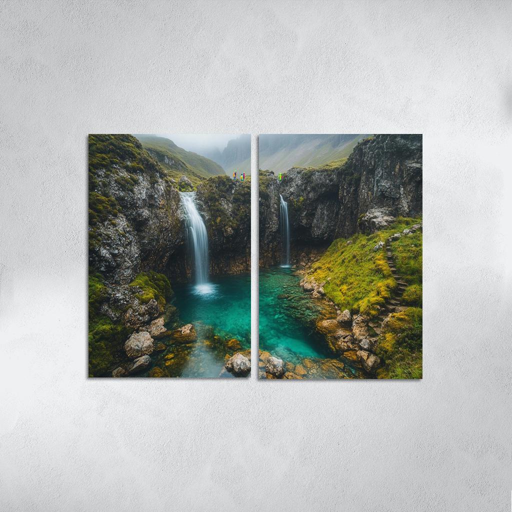 Fairy Pools Isle Of Skye canvas paintings frame